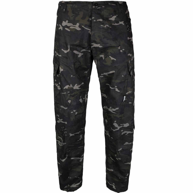 ACU Military Style Combat Trousers Black BTP - Goarmy