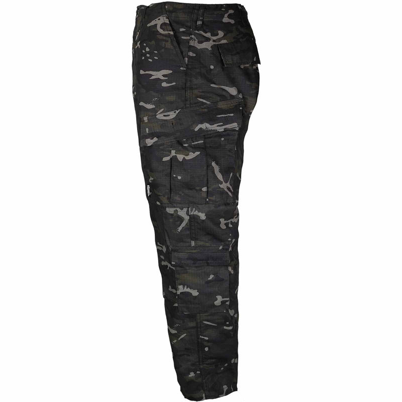 ACU Military Style Combat Trousers Black BTP - Goarmy