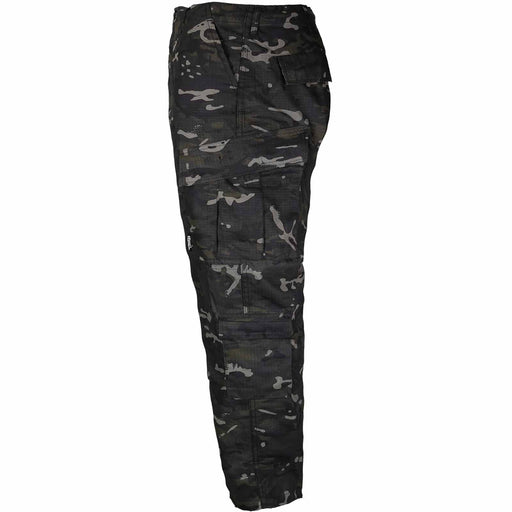 ACU Military Style Combat Trousers Black BTP - Goarmy
