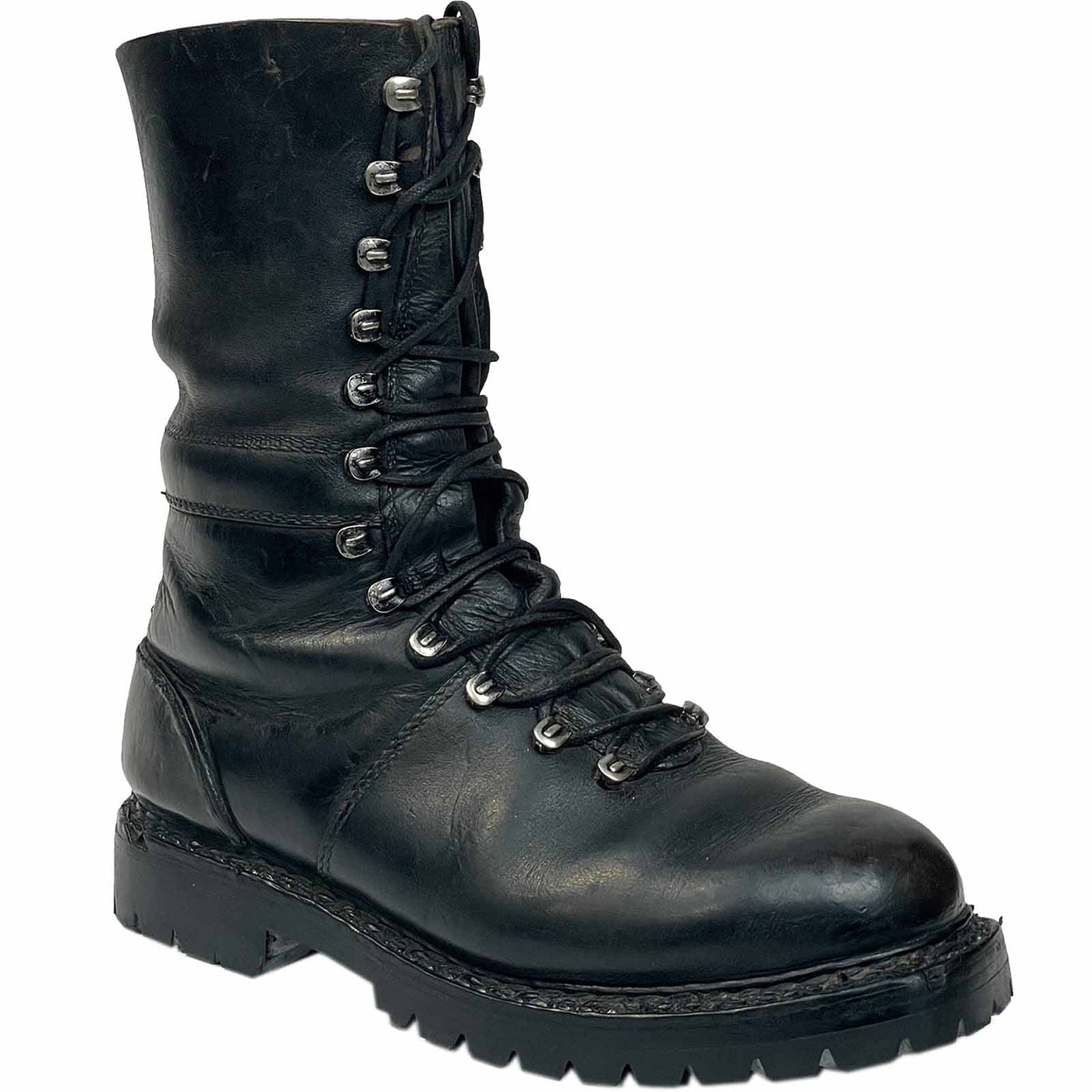 Austrian Army Leather Combat Boots | Military Boots | Army Boots — Goarmy