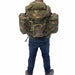 British Army 90L Short Back DPM Bergen With Side Pouches - Goarmy