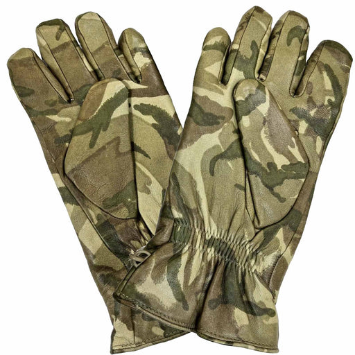 British Army Cold Weather MTP Combat Leather Gloves - Goarmy