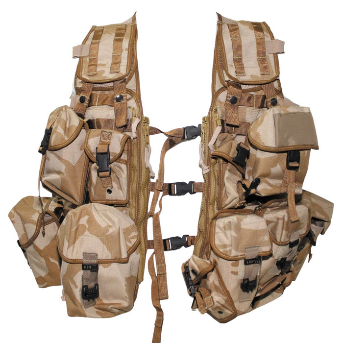 British Army Load Carrying Vest Webbing Desert DPM - Goarmy
