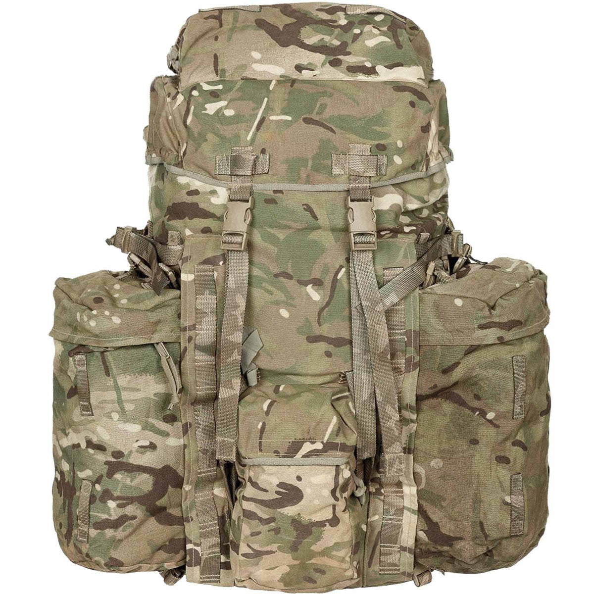 British Army MTP Bergen Long Back With Side Pouches — Goarmy