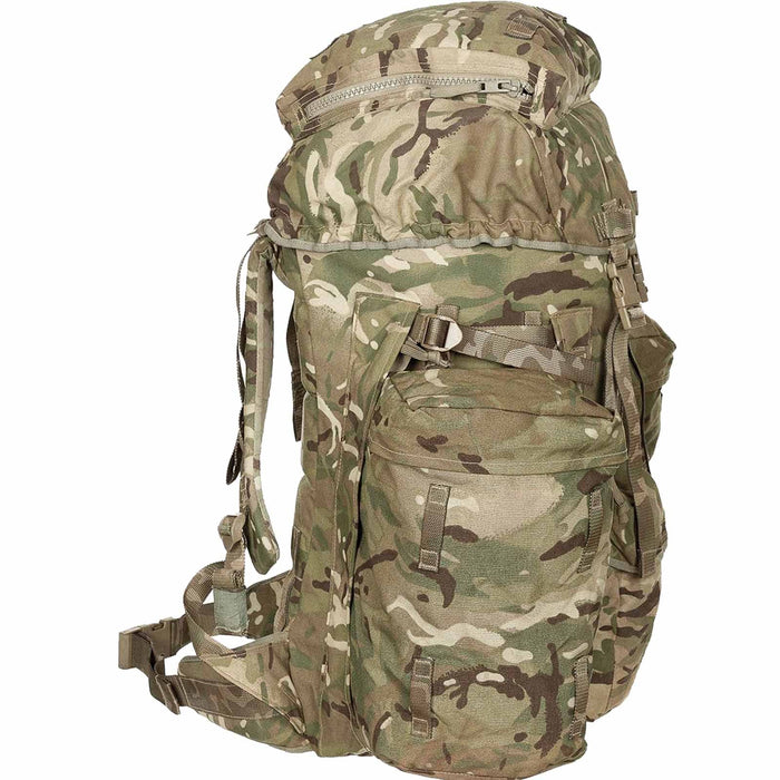 British Army MTP Bergen Long Back With Side Pouches - Goarmy