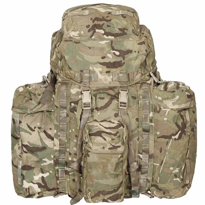 British Army MTP Bergen Short Back With Side Pouches - Goarmy