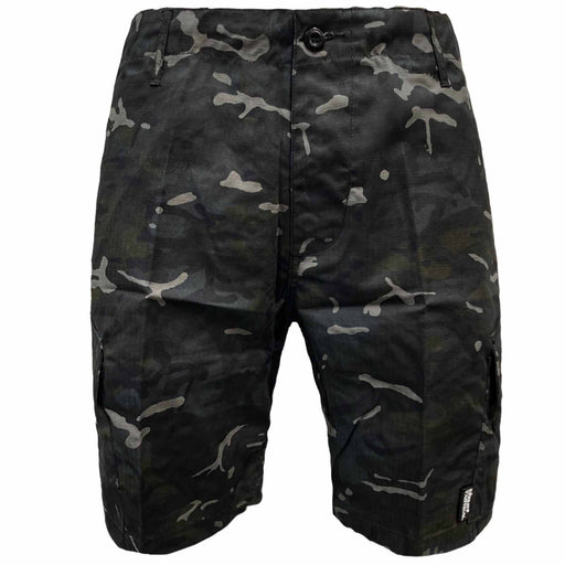British Terrain Pattern Black Shorts - Goarmy