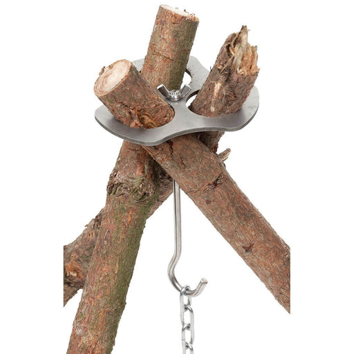 Camp Fire Cooking Tripod Holder with Chain - Goarmy