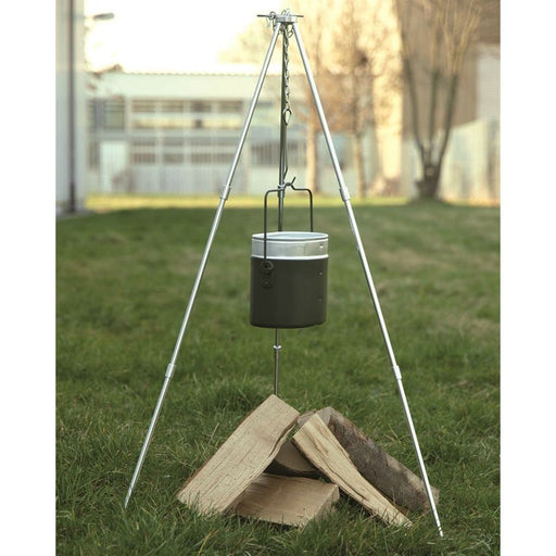 Camp Fire Cooking Tripod with Chain - Goarmy