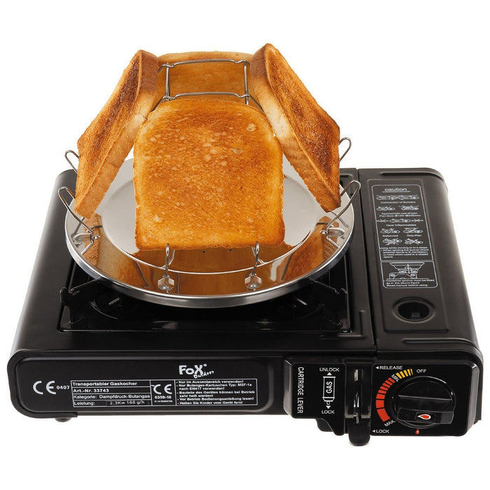 Foldable Camping Toaster with Tongs - Goarmy