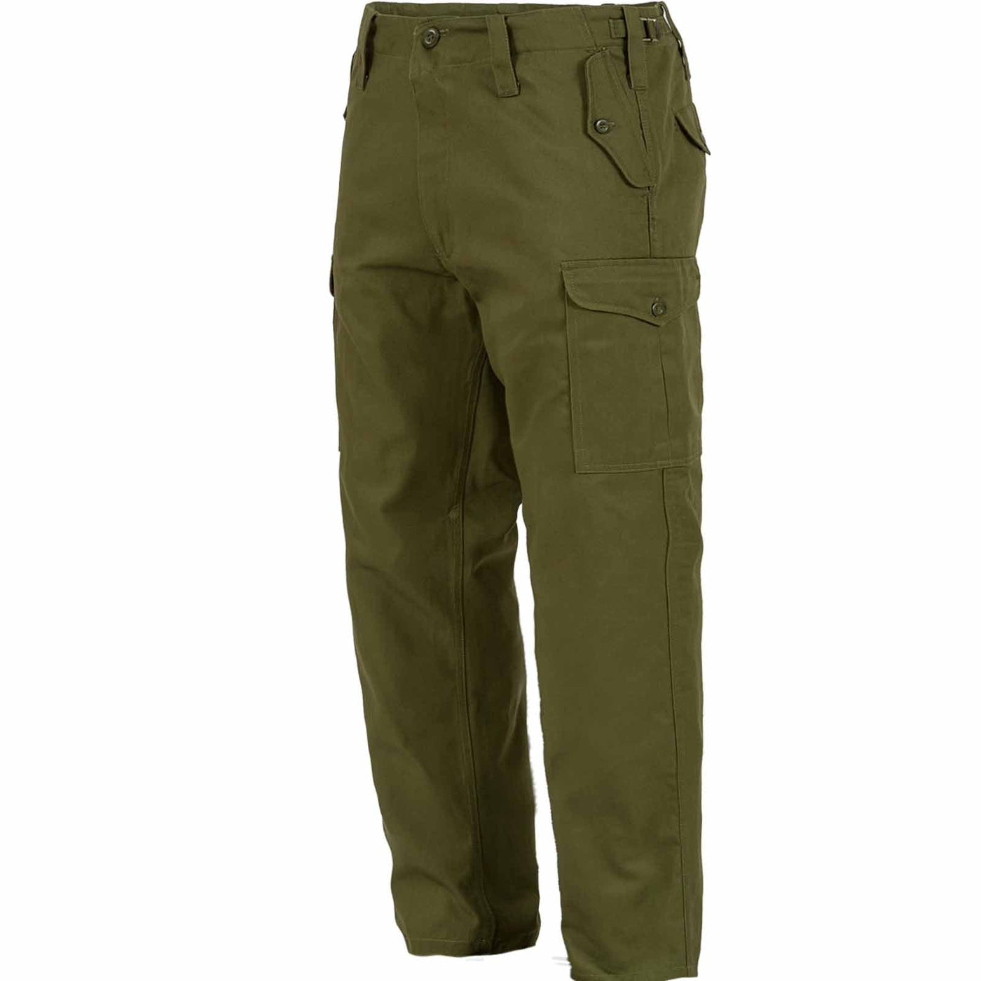 White Striped Combat Trousers Or Wide Leg Trousers M/L