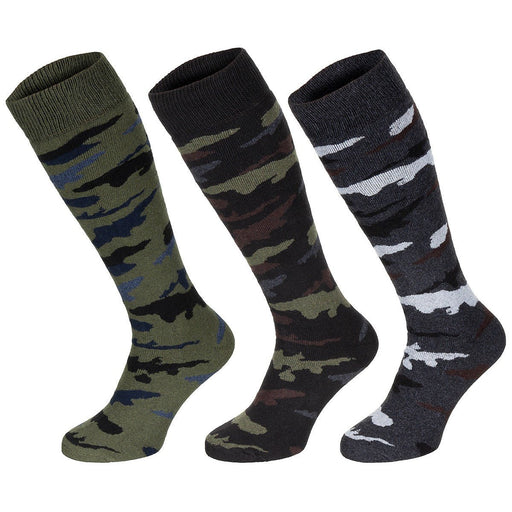 Knee Length Winter Socks "Esercito" Camoflauge 3 pack - Goarmy