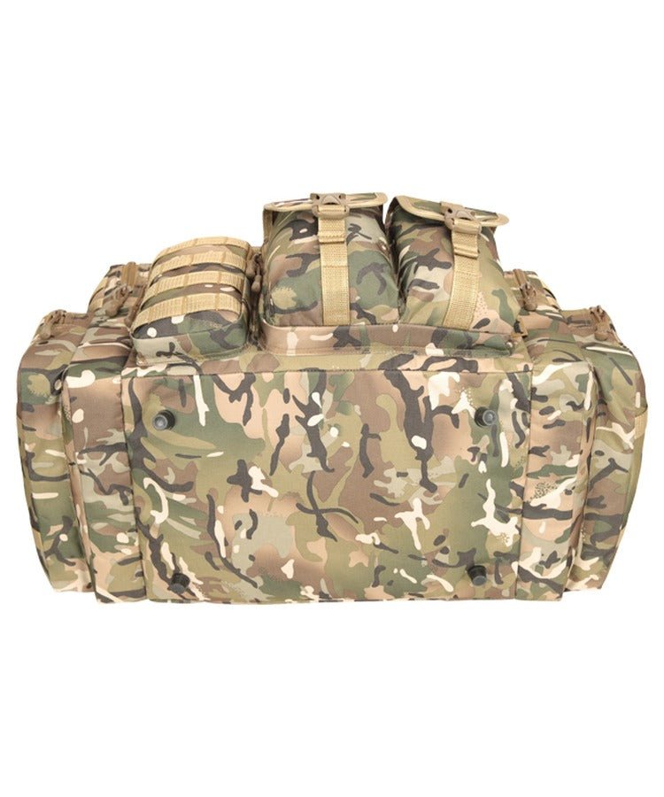 Kombat UK Tactical Saxon Holdall Duffle Bag - 35L Black Heavy-Duty Men's Army Police Work Bag