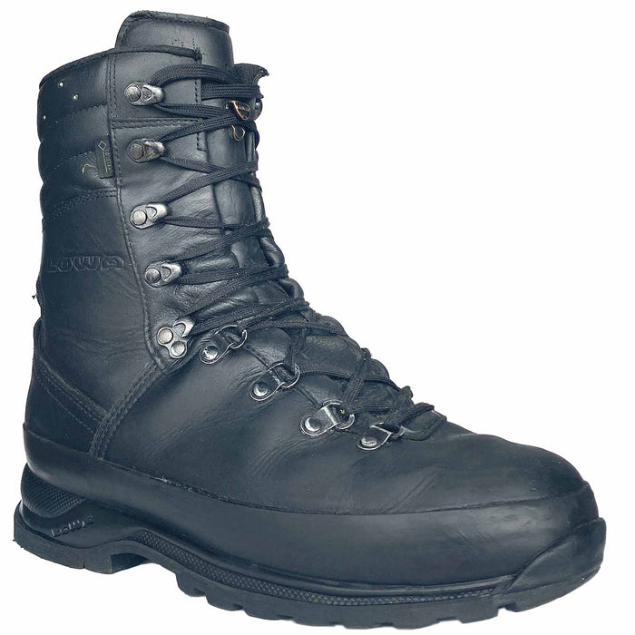 German Army Black Lowa GTX Mountain Boots