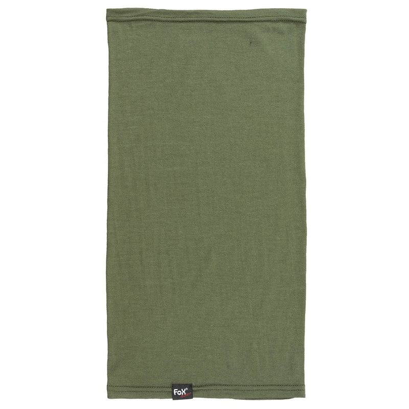 Merino Wool Snood Scarf Olive - Goarmy
