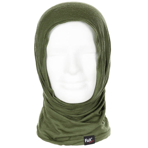 Merino Wool Snood Scarf Olive - Goarmy