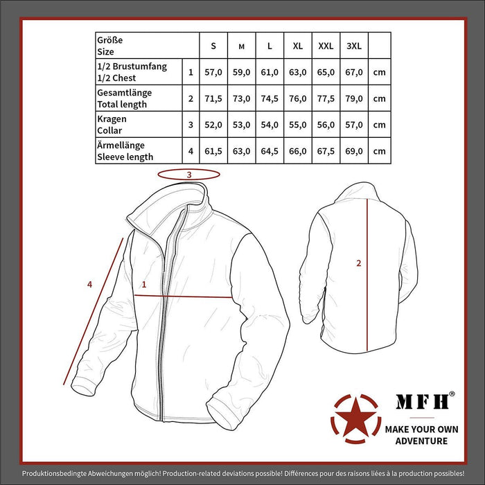 MFH Tactical Fleece Jacket - Goarmy