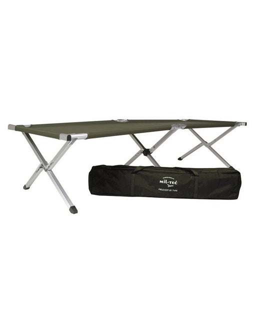 Mil-Tec U.S Style Aluminium Folding Camp Bed - Goarmy