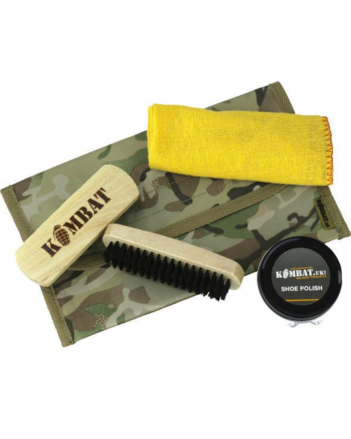 Military Boot Care Kit with Brown Boot Polish - Goarmy