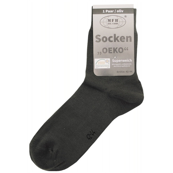 OEKO-TEX® Bamboo Olive Socks - Goarmy