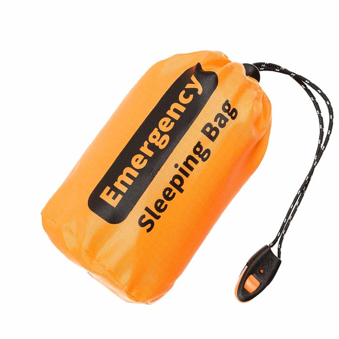 Orange Emergency Sleeping Bag with Survival Tools - Goarmy