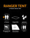 Ranger Military Tent - 2 Man - Single Skin - Goarmy