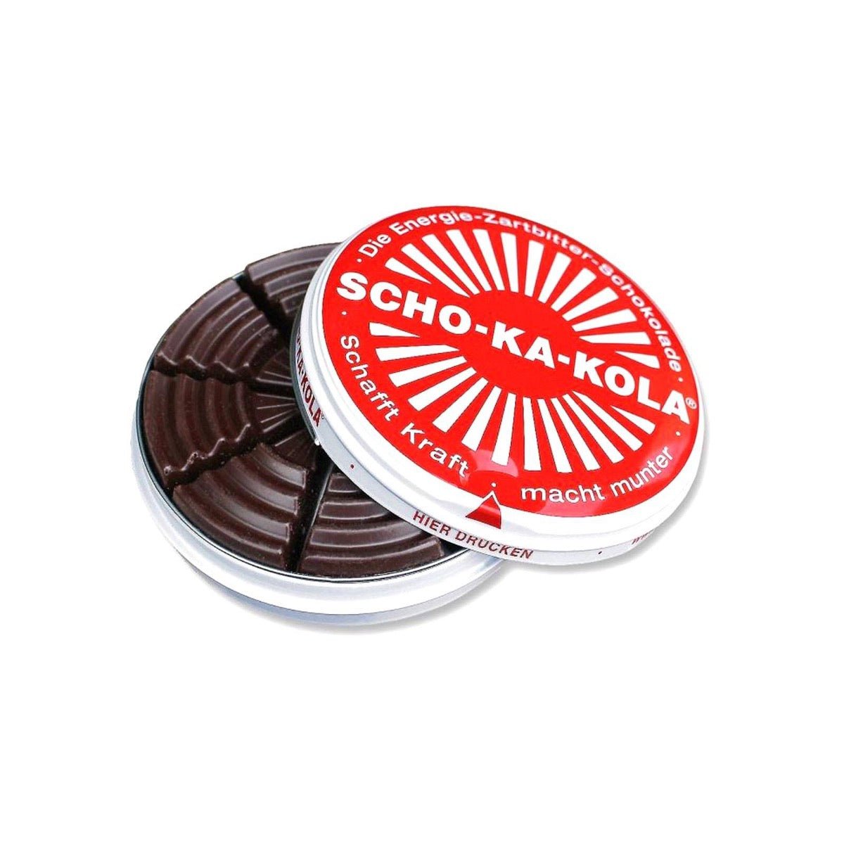 Scho-Ka-Kola Caffeine Dark Chocolate — Goarmy