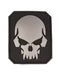 Velcro Patch "Black Skull" - Goarmy