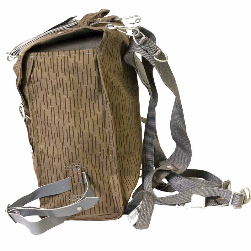 east german gas mask bag rain camo Vintage East German Combat Pack | Military Backpack